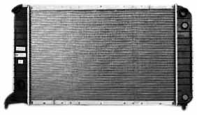 Tyc 2261 For Chevrolet S10 Pickup 1-row Plastic Aluminum Replacement Radiator Black
