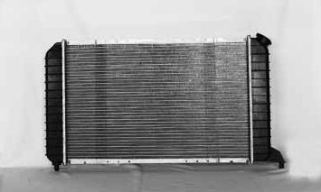 Tyc 2261 For Chevrolet S10 Pickup 1-row Plastic Aluminum Replacement Radiator Black