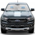 Ipick Image For Ford Ranger Universal Fit 34 W X 30 L Dual Panels Easy Folding Windshield Sun Shade