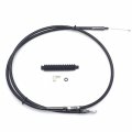 Black Vinyl Coated 2 In Extended Clutch Cable For 2021 And Up Touring Street Glide Road King 07-16 H D Twin Cam Models 