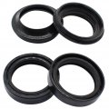 Cyleto Front Fork Oil Seal And Dust Kit 43 X 54 11mm For Honda Cr480r Cr480 R 1983 Cr500r Cr500 1984-1988 Xr500r Xr500 1983 
