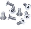 C R Laurence P612ch Crl Chrome 6 X 12 Mm Cover Plate Flat Head Phillips Screws 