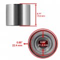 Caltric 2 X Cam Follower Bucket Compatible With Honda Rancher 420 Trx420fa 2009-2014