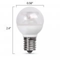 Feit Electric Bp25s11n Su Led 65-watt Eq Non-dm E17 Base S11 Specialty Led Light Bulb 6-pack 2 2 1 4