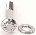 613-2250 Standard 12pt Bolt 5pc Stainless Steel 3 8-16 X 2 25 In Polished Hexagon Bolts Rated At 170000 Psi 