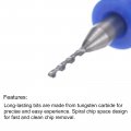 Uxcell Micro Pcb Drill Bit Set 1 8 Shank 05mm Solid Tungsten Carbide Cnc Engraving Print Circuit Board Bits Rotary Tool 10pcs