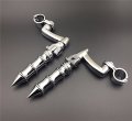 Xkh Group Motorcycle Chrome 360 Adjustable Peg Mounting Kit Bamboo Style For Honda Goldwing Vtx1300 Shadow Valkyrie Triumph