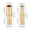 Uxcell Straight Brass Barb Fitting Reducer Fit Hose Id 10mm To 8mm 12mm 2pcs