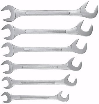 Jumbo Angle Wrench Sae 6 Piece Set 60a And 15a Offset Open Ends