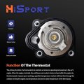 Thermostat Housing Assembly 34044 3m4g85bd For Ford Transit Connect Escape Focus Fusion Ranger Lincoln Mkz And Mazda 3 5 6 Cx 7