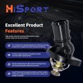 Thermostat Housing Assembly 34044 3m4g85bd For Ford Transit Connect Escape Focus Fusion Ranger Lincoln Mkz And Mazda 3 5 6 Cx 7