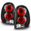 1996-2000 For Dodge Grand Caravan Chrysler Voyager Town Country Black Bezel Euro Style Altezza Tail Light Housing Lamp Assembly 