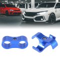 5 Pcs An6 Hose Separator Clamp Fuel Line Connector For Oil Blue