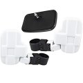 Niche White Breakaway Rear Side View Mirror Combo For Offroad Utv 1 75 Inch Roll Cage Bar