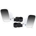 Niche White Breakaway Rear Side View Mirror Combo For Offroad Utv 1 75 Inch Roll Cage Bar