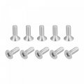 Uxcell M4x12mm Torx Security Machine Screws 10pcs 316 Stainless Steel Countersunk Head Tamper Proof Screw Fasteners Bolts