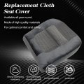 Driver Side Bottom Replacement Cloth Seat Cover Medium Graphite Gray For 2001 Ford F250 F350 F450 F550 Xlt Fits Powered And