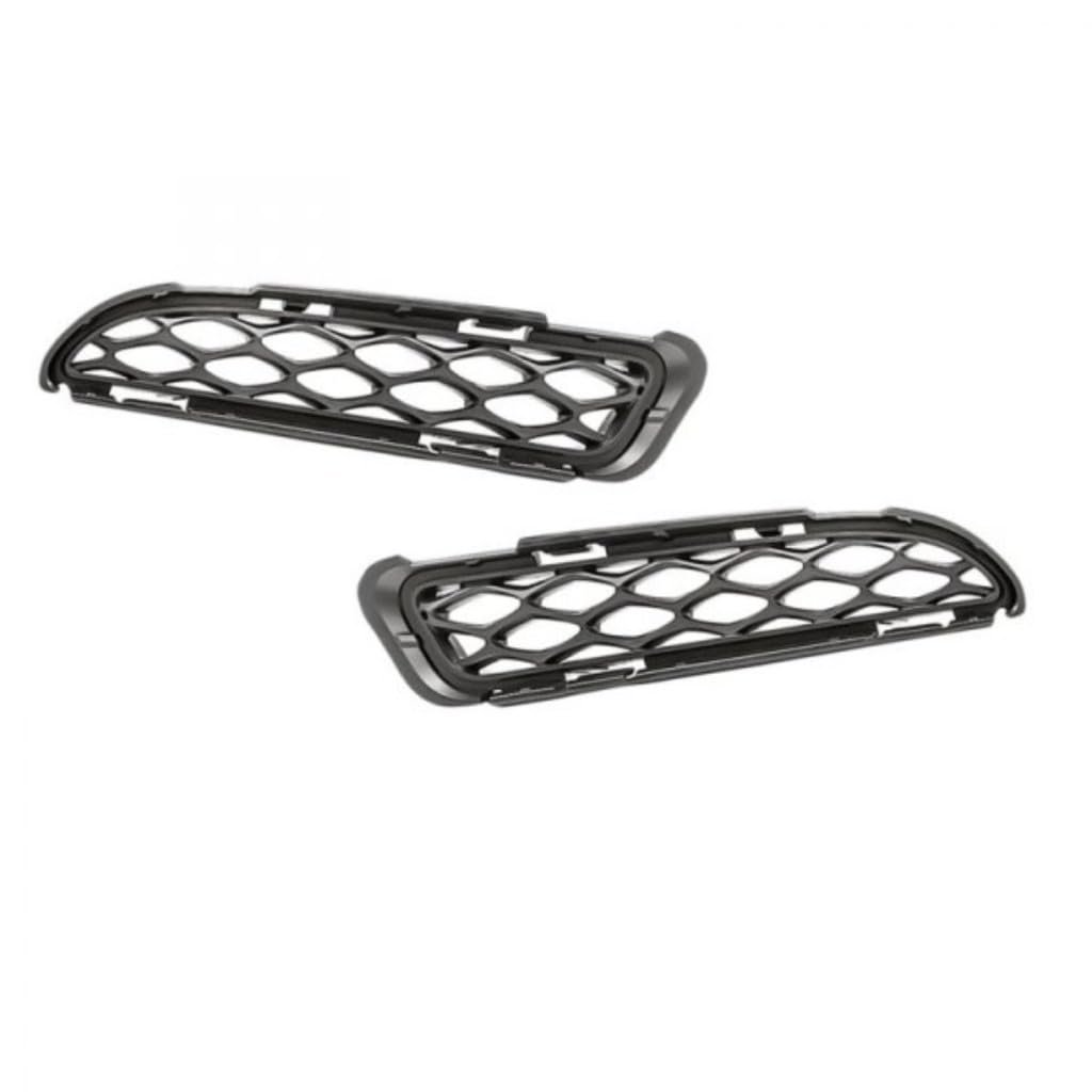 Fog Light Trim Pair For Dodge Durango 2013 2022 Front Inner Mesh Style Black Plastic Rt Srt Gt Models Ch1038231 Ch1039231