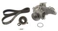Tkt-019 Engine Timing Belt Kit With Water Pump For Select Toyota Corolla And Geo Prizm Includes Tensioner Spring O Ring 