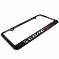 Ipick Image For Honda Civic Si Real Black Forged Composite Carbon Fiber License Plate Frame