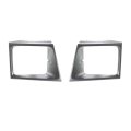 Ford E-150 Econoline Headlight Assembly Driver And Passenger Side Pair 1999 2000 2001 2002 Gray Sealed Beam Type 563-95al 