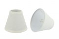 Aspen Creative 32110-2a Small Hardback Empire Shape Chandelier Clip-on Lamp Shade Set 2 Pack Transitional Design In Off White 6 