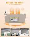 Ocpty Beige Sun Visor Left Driver Side With Sunroof Vanity Light Fit For 2008 2009 2010 2011 2012 Honda Accord 83280-ta5-a51za