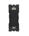 Renu Single Pole Combination Switch 15 Amp 120 277vac Re634-ob Onyx Black Wall Mount Toggle With Screw Terminals And Clamp 