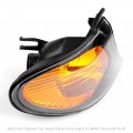 Right Front Indicator Turn Signal Yellow Corner Lights For Bmw 3 Series E46 325i 325xi 330i 330xi 4 Door 2002-2005 Waterproof 