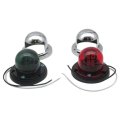 Usonline911 Premium 1pair Marine Bow Light 12v Stainless Steel Led Navigation Lights