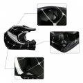 Tcmt Black Kids Youth Motorcycle Motocross Offroad Helmet Dirtbike Street Bike Karting Bmx Mx Atv Full Face Gloves Goggles Dot