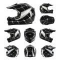 Tcmt Black Kids Youth Motorcycle Motocross Offroad Helmet Dirtbike Street Bike Karting Bmx Mx Atv Full Face Gloves Goggles Dot