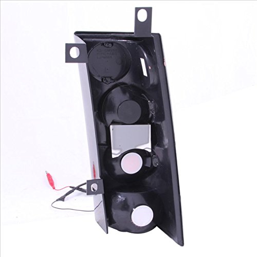 Sppc Black Euro Tail Lights Assembly Set For Gmc Savana Pair Driver Left And Passenger Right Side Replacement