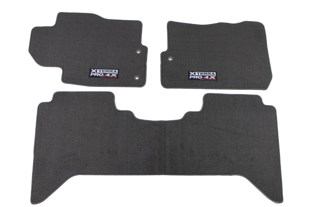 Genuine Nissan Accessories Custom Fit Carpeted Floor Mat Charcoal 999e2-kx000