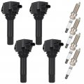 Ocpty 4 Ignition Coils With Iridium Spark Plugs Fits 4720106151 4720106140 Uf710 For Subaru Forester Impreza Legacy Crosstrek