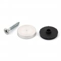 Uxcell Glass Billboard Decorative 20mm Head Diameter Mirror Screw Nails 20pcs