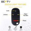 Ocpty 1x Keyless Entry Remote Control Key Fob Transmitter Replacement For 2001-2005 Honda Civic 2003-2007 Pilot Nhvwb1u521