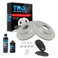 Front Performance Brake Pad And Rotor Kit With Chemical Ceramic For 1990 2000 Honda Civic 1993 1997 Del Sol 1991 Crx Bka16210 