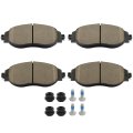 Front Brake Pads D1633-9326 For 2019-2024 Audi Q3 2019-2023 Volkswagen Arteon 2022-2024 Golf R 4pcs 
