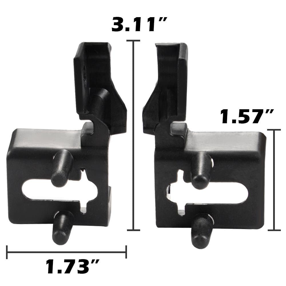 2pcs Headlight Lamp Mount Bracket Support Fit For Ford Fusion Lincoln Mkz 2013-2016 Left And Right Side Ds7z16758c Ds7z16758d