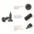 Uxcell 40pcs Flat Head Torx Screws M3 X 10mm 304 Stainless Steel Countersunk Self Tapping Anti-theft Wood Tamper Resistant Fit