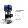 Trimming Machine Base Aluminum Alloy Plunge Router With Black And Transparent Plastic Dust Office Tape Dispensers