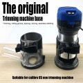 Trimming Machine Base Aluminum Alloy Plunge Router With Black And Transparent Plastic Dust Office Tape Dispensers