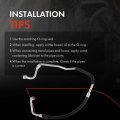 A-premium A C Suction Line Hose Assembly Compatible With Chevrolet Gmc Models Silverado 2500 Hd 2011 3500 2011-2012 Sierra 6 6l