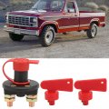 Wooxgehm Car Battery Disconnect Switch Cut Off Power Kill Isolator Set Kit Key 2 Removable Keys For Rv Marine Atv Truck Boat