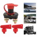 Wooxgehm Car Battery Disconnect Switch Cut Off Power Kill Isolator Set Kit Key 2 Removable Keys For Rv Marine Atv Truck Boat