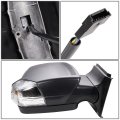 Mb1321114 Factory Style Passenger Right Side Mirror Manual Folding Power Adjust Heated Glass Turn Signal Blind Spot Detection