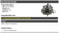 Rear Wheel Bearing Hub Assembly Compatible With 2003-2006 Ford Expedition
