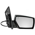 Fits 2004 2005 2006 2007 2008 2009 Nissan Quest Power Heated Without Memory Puddle Light Lamp Smooth Black Manual Folding Rear 