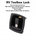 T Handle Latch For Rv Boat Toolbox Lock With 4x6mm Hole Spacing Folding Rotary Compression Entrance Locking
